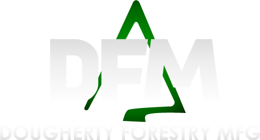 Dougherty Forestry Manufacturing logo in white